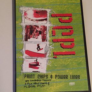 Rare Snowboard DVD - Paint Chips and Power Lines